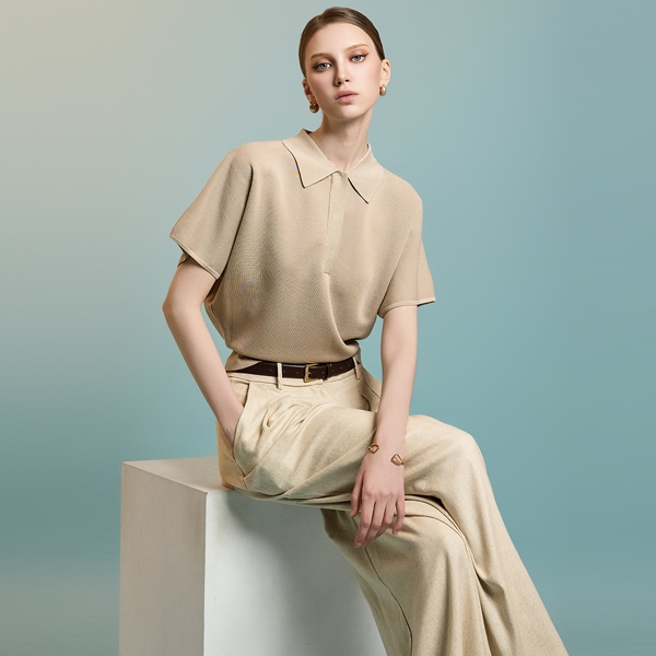 E3833 カラー ニット トップ 7,387円