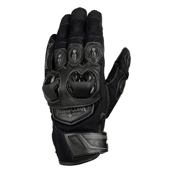 YG-344 メッシュグローブ ブラック/ガンメタ Ｌサイズ YG-344BKGML