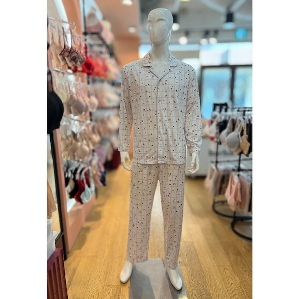 [坡州店] コートナ ポリスパン 男性 パジャマセット MP8871A