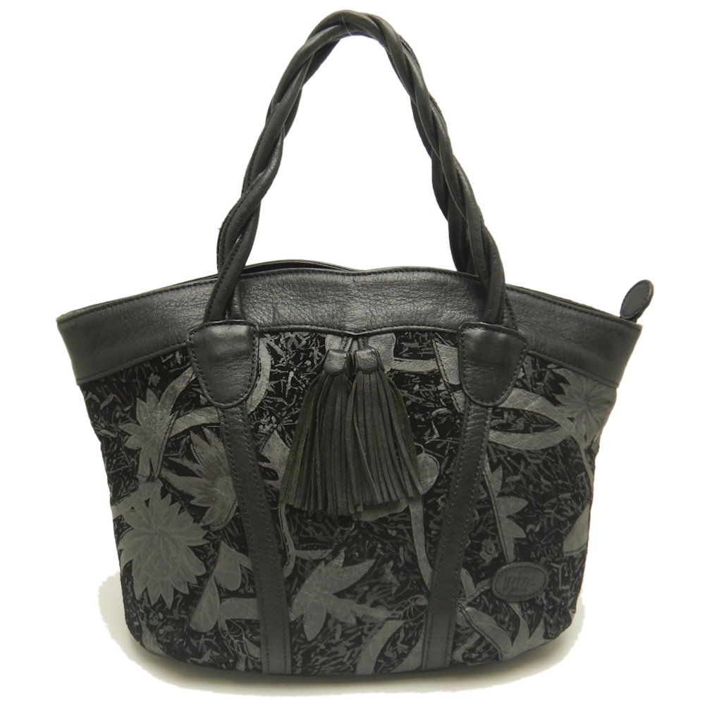 トートバッグ レザー ブラック/252890【中古】