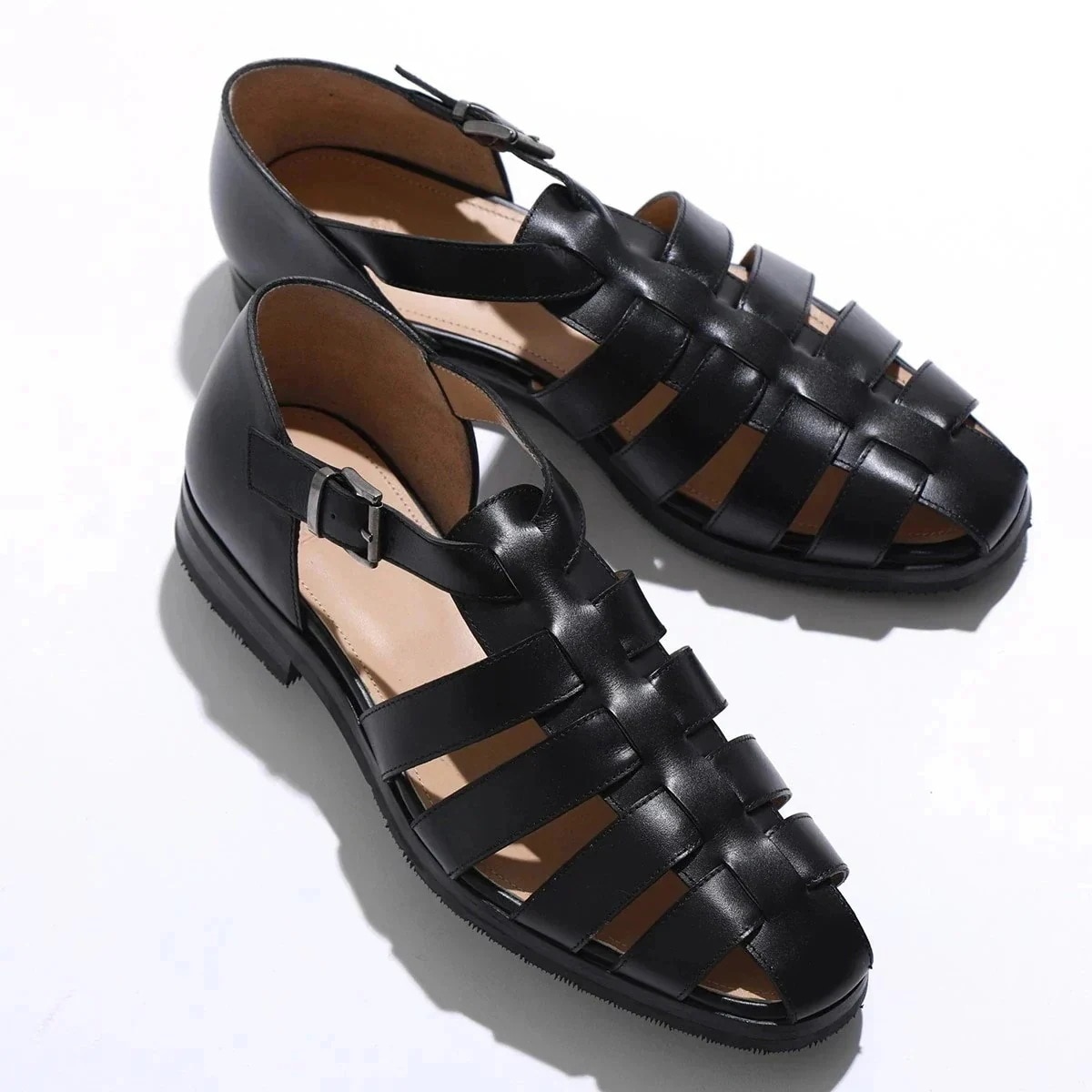 Paraboot パラブーツ グルカサンダル 190212 FERRET フェレット メンズ レザーサンダル セメント製法 靴 ARAGON SOLE NOIR