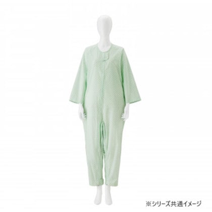 竹虎 介護ねまき グリーン L 106614