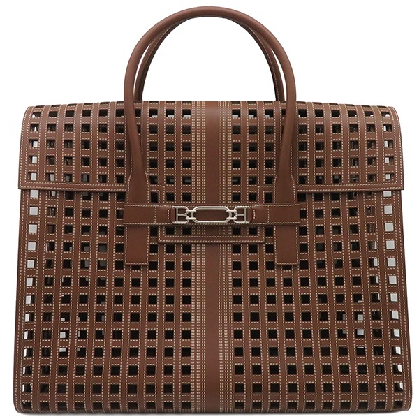 バリー BALLY 2WAYバッグ voxer ボクサー レザー ブラウン シルバー金具 茶 ハンドバッグ 【保存袋】【中古】 47,586円