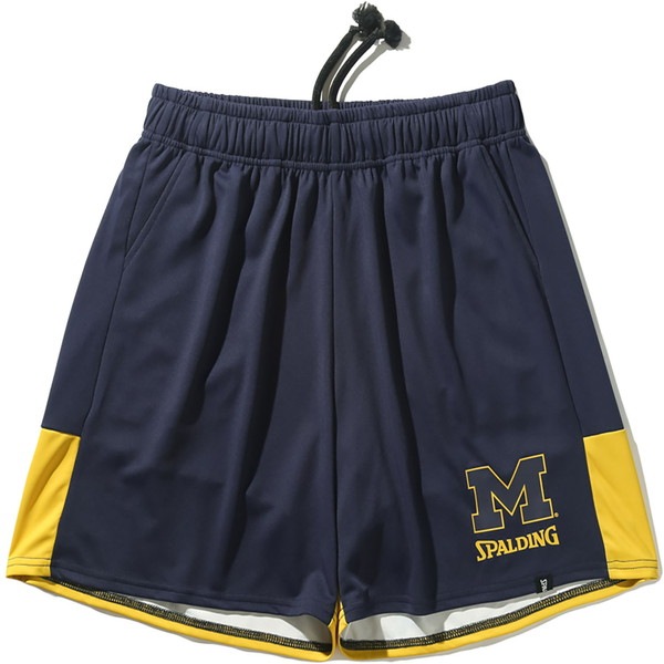 SPALDING スポルディング プラクティスパンツ ミシガン アーチ ロゴ バック バスケットボール プラクティスシャツ SMP25027M-5400