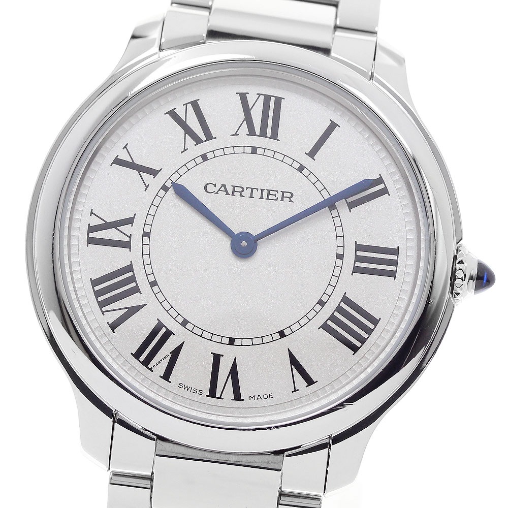 カルティエ CARTIER WSRN0034 ロンド マスト ドゥ カルティエ 36MM クォーツ ボーイズ 箱・保証書付き_959401【中古】