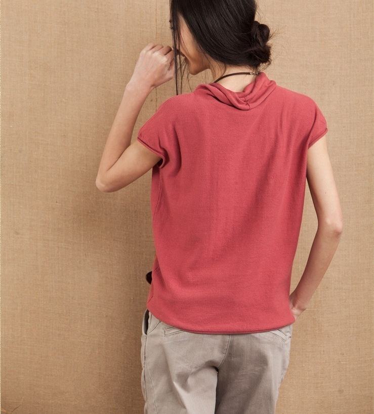 ノースリーブトップス 夏カラートップス カジュアルシャツ ノースリーブカラートップス トップス カットソー プルオーバー パーカー 袖なし ノースリーブ Vネック スリム 細身 ストレート Iライン