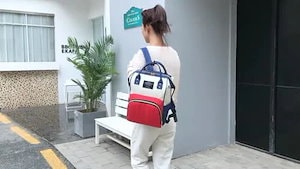 マザーズバッグ　マザーズリュック　ママバッグ　マザーバッグ マスク保温ポッケトと盗難防止ポケ