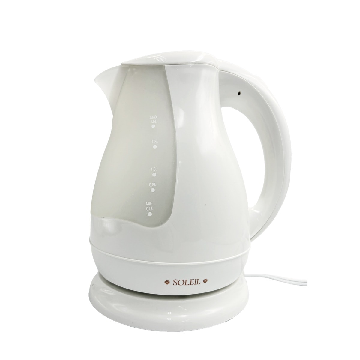 電気ケトル ケトル 1.5L ソレイユ 湯沸かしポット