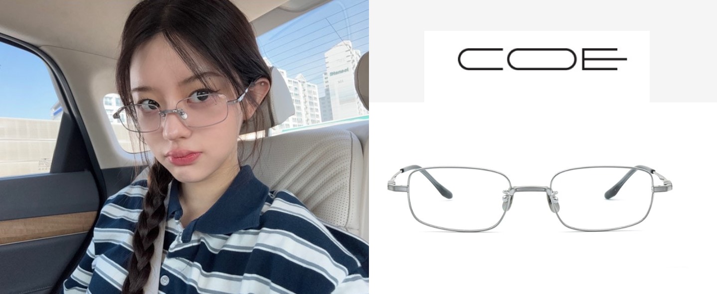 [ILLIT ミンジュ 着用] GUILTY 3色展開 韓国ファッション レディース 眼鏡 度あり 度なし 度付きメガネ 眼鏡 乱視