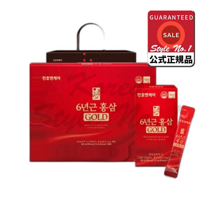 チョンホ食品6年根ポケットの中紅参精スティックエブリタイム+ショッピングバッグ30包300ml