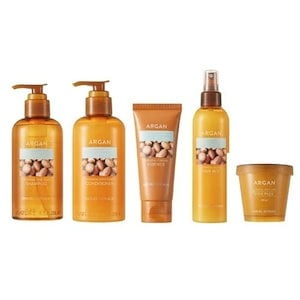 [5中1] アルガンエッセンシャル (シャンプー/コンディショナー/ヘアミスト/カーリングエッセンス/ヘアパック)