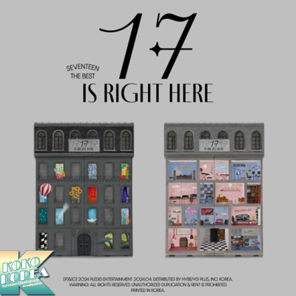 SEVENTEEN - SEVENTEEN BEST ALBUM [17 IS RIGHT HERE] 2種セット