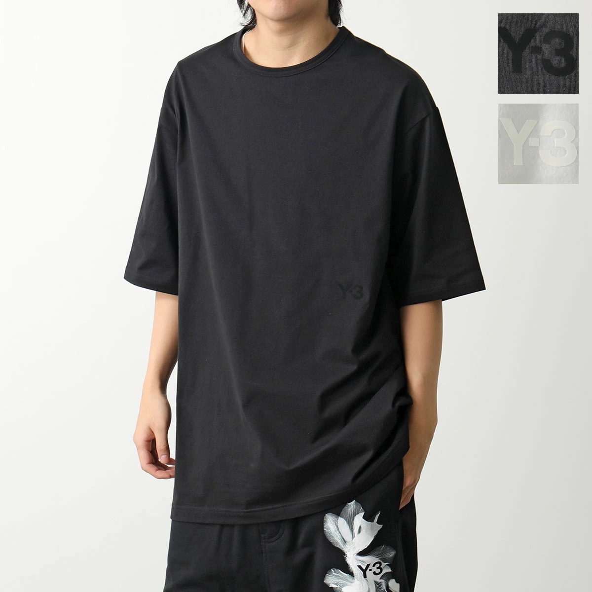 Y-3 ワイスリー Tシャツ BOXY TEE ボクシー ティー IR7109 IV7845 メンズ コットン 半袖 ロゴT クルーネック カットソー オーバーサイズ カラー2色