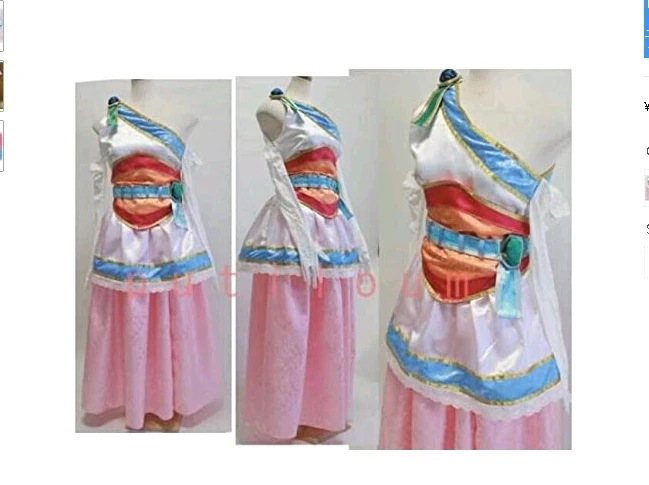 ドラゴンクエスト５ ヒーローズ フローラ ドレスコスプレ衣装