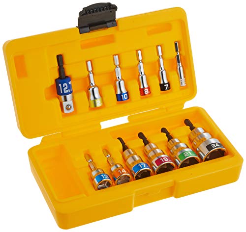 トップ (TOP) ショートソケット 12点セット 5.5*24* ケース付 ソケット変換アダプター