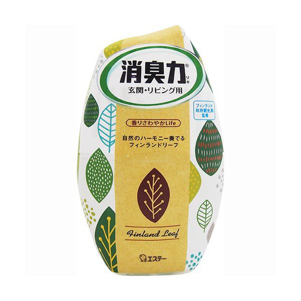 （まとめ）エステー お部屋の消臭力 フィンランドリーフ 400ml 1セット（3個） [x3セット]消臭剤・芳香剤