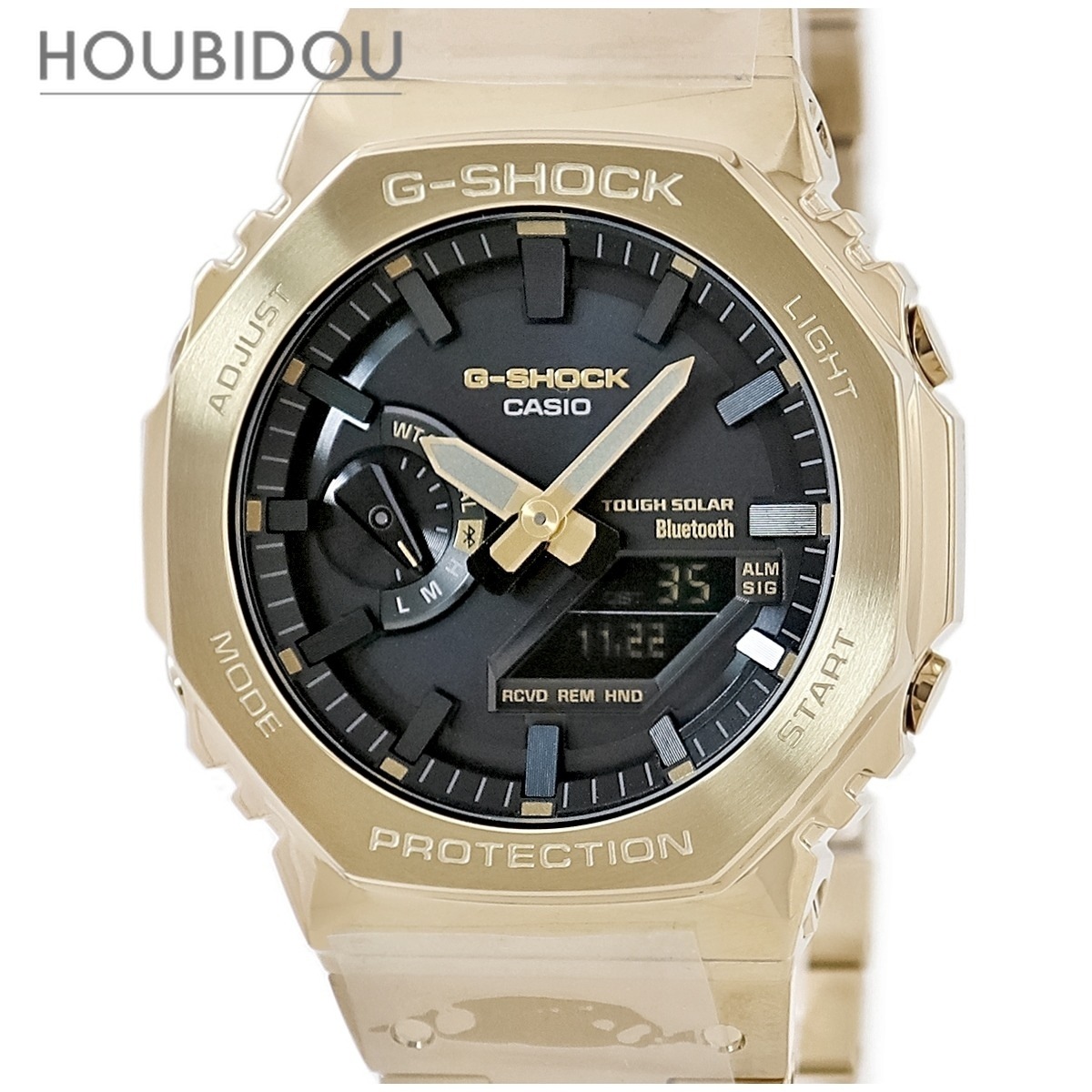 G-SHOCK フルメタル GM-B2100GD-9AER クオーツ メンズ 未使用 タフソーラー 電波時計 耐衝撃 ゴールド 3年保証