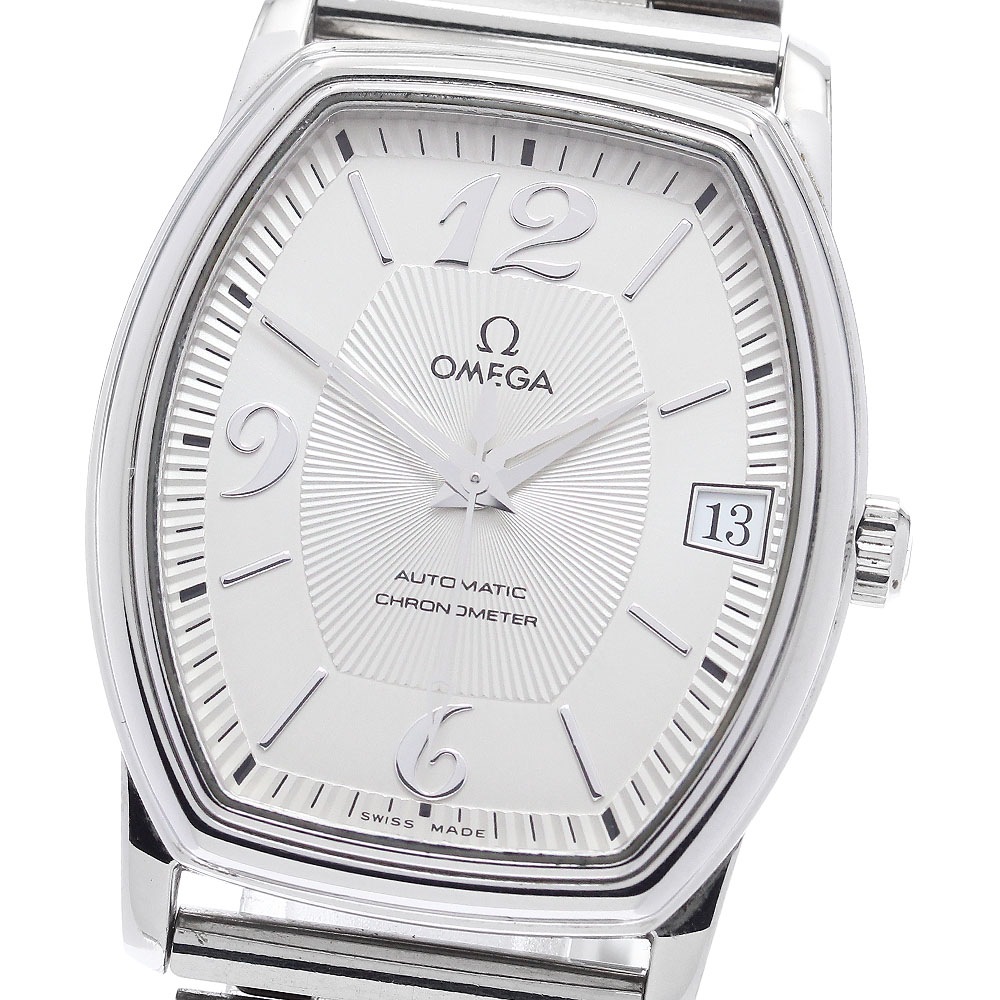 オメガ OMEGA 4803.31.01 プレステージ デイト トノー 自動巻き メンズ _892518【中古】