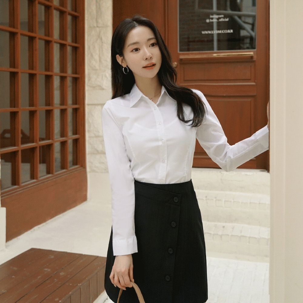 クリック＆ファニーシンプルベーシックシャツ [サイズ SMLXL]