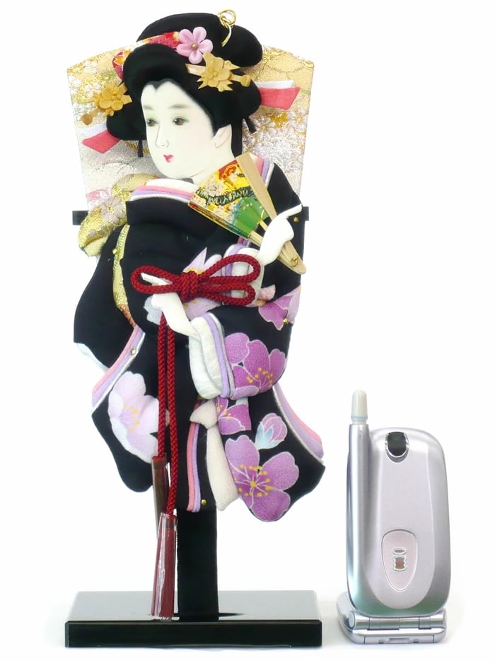 羽子板 初正月 初節句 厄除け 出し飾り かわいい 立体 振袖 道成寺 コンパクト ミニ 新作 秀光 限定品 目玉商品 お買得 人気 ランキング P6152