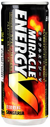 まとめ買い サンガリア ミラクルエナジーＶ 250ｇ ×30本 リキッド栄養ドリンク