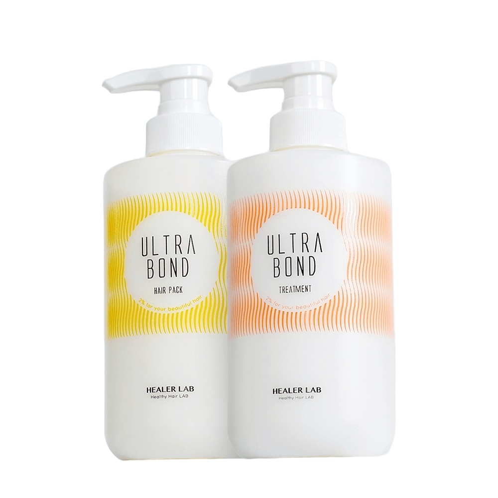 ヒーラーラップ ウルトラボンド 極ダメージヘアパック 500ml+ウルトラボンド ボリューム トリートメント 500ml