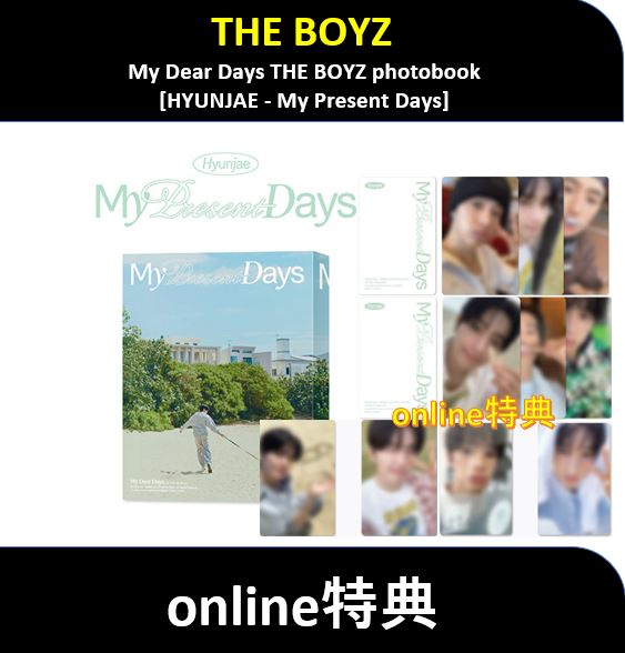 【online特典】 THE BOYZ - My Dear Days THE BOYZ photobook [HYUNJAE - My Present Days]