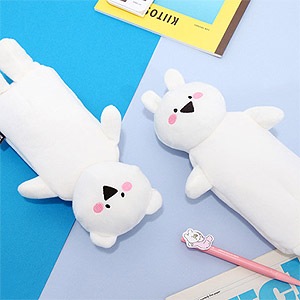 キャラクターグッズ すこぶる動くウサギ(オーバーアクションウサギ) ちびウサギ&クマ ぬいぐるみ ペン