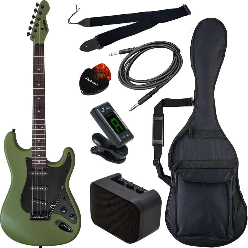 SELDER セルダー エレキギター ストラトキャスタータイプ サクラ楽器オリジナル ST-16/AMG 初心者入門ベーシックセット
