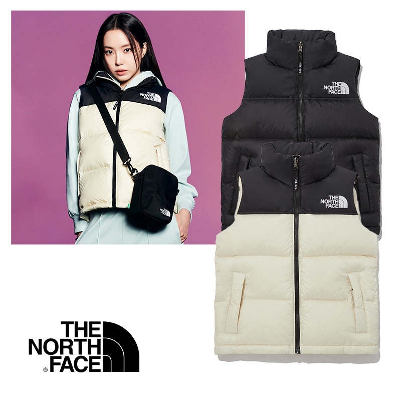 WS 1996 ECO NUPTSE VEST NV1DP80 ベスト チョッキ キルティング フリース 温かい ライト ダウン ボタン 軽量 軽い 重ね着 レディース メンズ 暖か 新作 2023