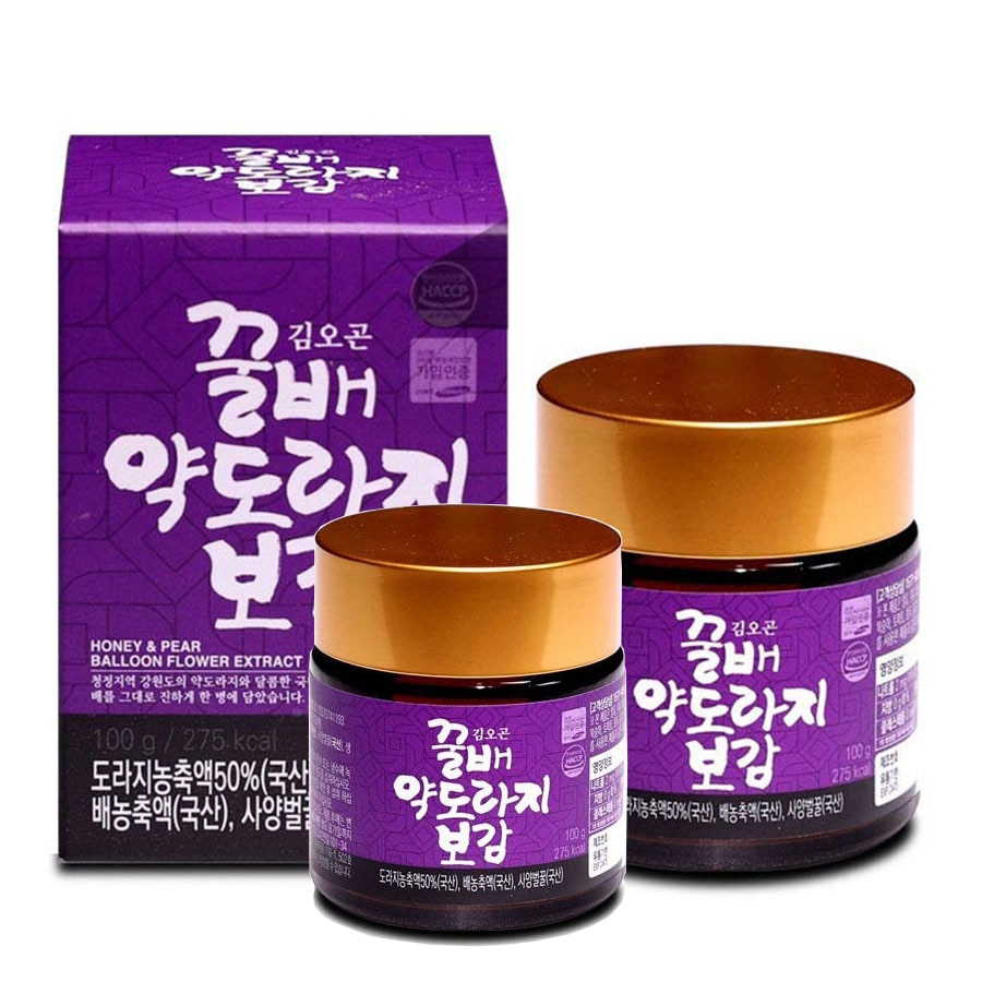 韓国健康補助食品ハニー&梨キキョウエキス2個サポニン健康補助食品カリン生姜プレゼント気管支健康補助食品キキョウ気管支疾患喉風邪コロナ対策韓方韓国老人子供大人女性男性
