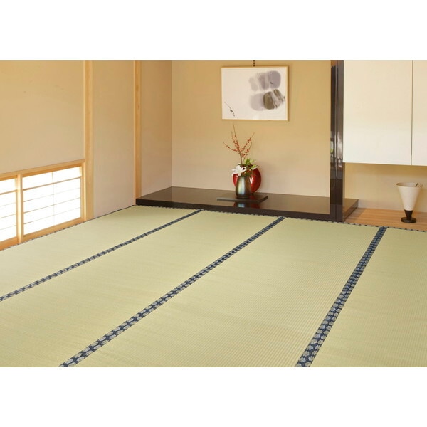158002180 い草カーペット 谷川(たにがわ) 江戸間8畳 352×352 メーカー直送