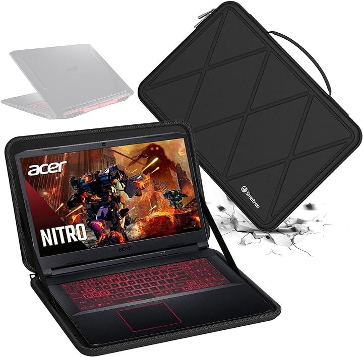 ハードEVA保護スリーブケース 17.3インチ Acer Nitro 5 X8329( Black-For Acer 17.3インチ, For Acer 17.3インチ(X8329))