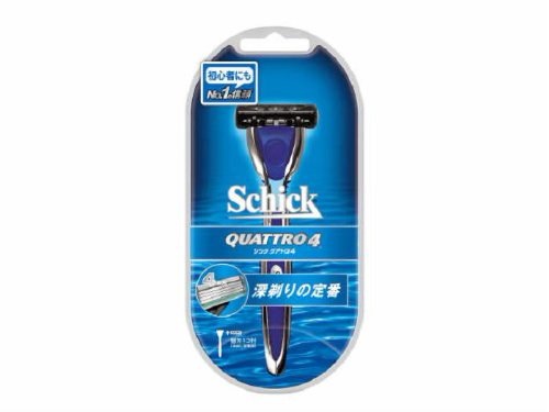 シック Schick クアトロ4 ミッドナイトホルダー替刃1個付