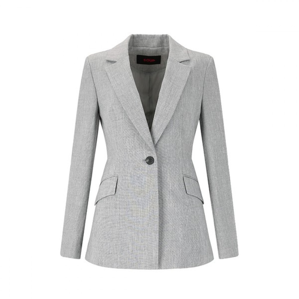 (フォレスト) シングルブレストミディジャケット (SY4JK90)