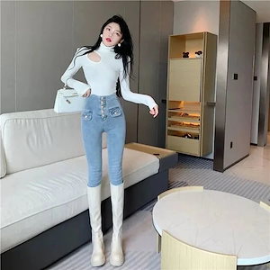 かっこいいスラックスパンツ テーパードパンツ美シルエットフレアパンツセルフカットパンツハイウエストパンツ大きいサかっこいい 脚長効果 かっこいい