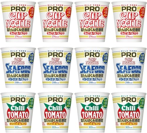 日清食品 詰め合わせセット (カップヌードルPRO3種12食) 5,155円