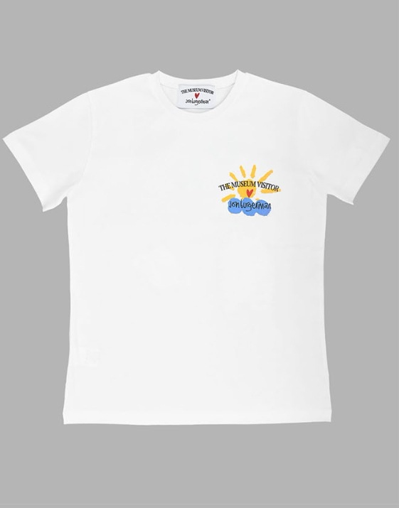 【THE MUSEUM VISITOR】 POCH & HOME PLANET PRINTED KUNST T-SHIRTS
