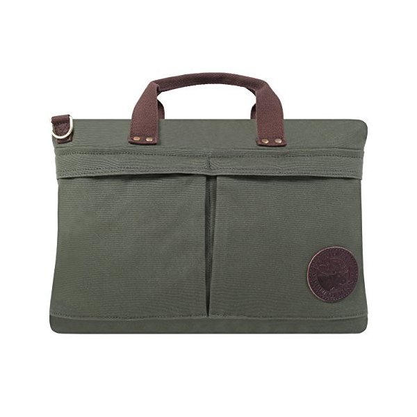 Duluth Pack City Briefcase (Olive Drab) 並行輸入品