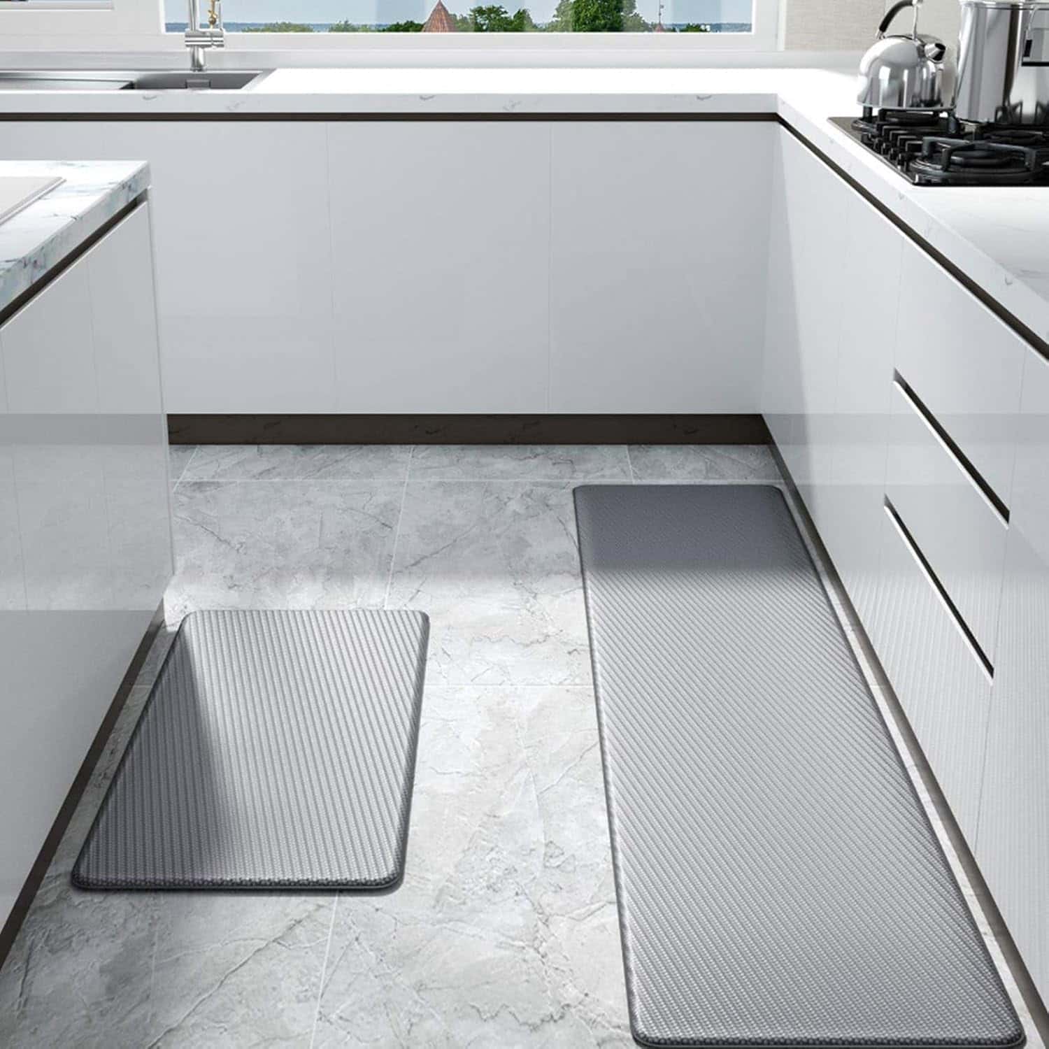 ふわふわ 滑り止め キッチンマット 玄関マット ドアマット 浴室マット 廊下敷き 階段マット ロングマット 45*75cm 45*120cm 45*150cm 45*180cm サラっとした手触り 防