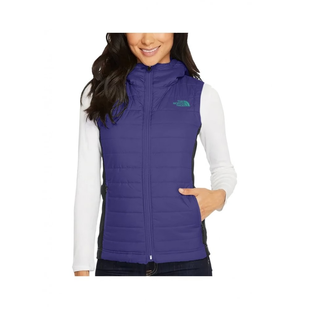 North Face レディースパッド入りフード付きベスト