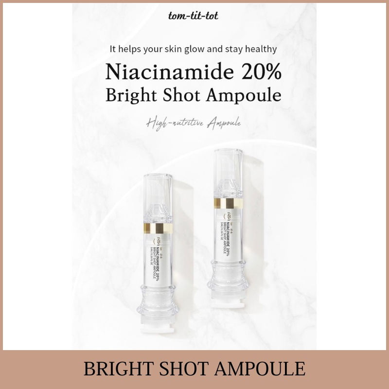 【tom-tit-tot】 ナイアシンアミド20%ブライトショットアンプル 5ml x 1EA