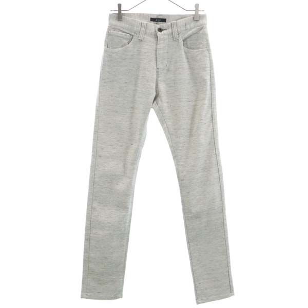 未使用 モノトヒト by Johnbull コンフォート パンツ S 杢グレー ストレッチ メンズ
