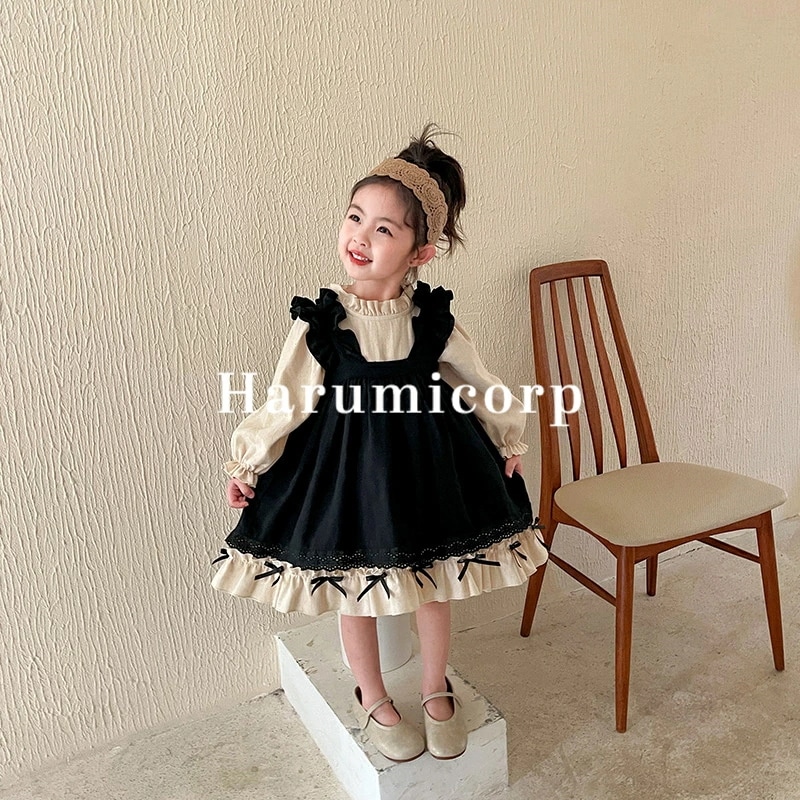 【即納】ワンピース 子供 女子 子供服 2点セット長袖ワンピース キッズ 刺繡 ベビー服 子供ドレス 卒園式 ピアノ 発表会 卒業式 韓国子ども服 春秋 おしゃれ 可愛い 七五三 結婚式 入学 入園