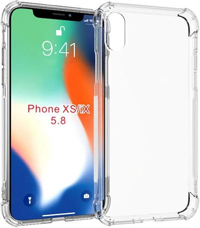 Qoo10] iPhone Xs/X ケース クリア