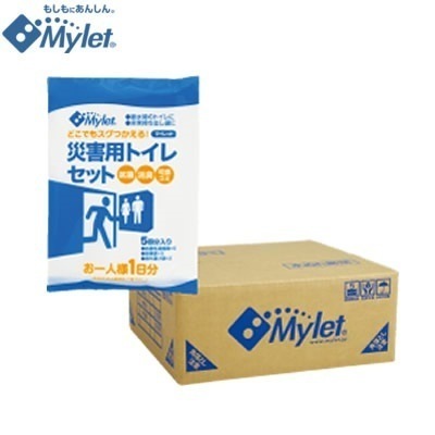 マイレット 災害用トイレ処理セット マイレットシリーズ 5回分 60パック P-300 まいにち