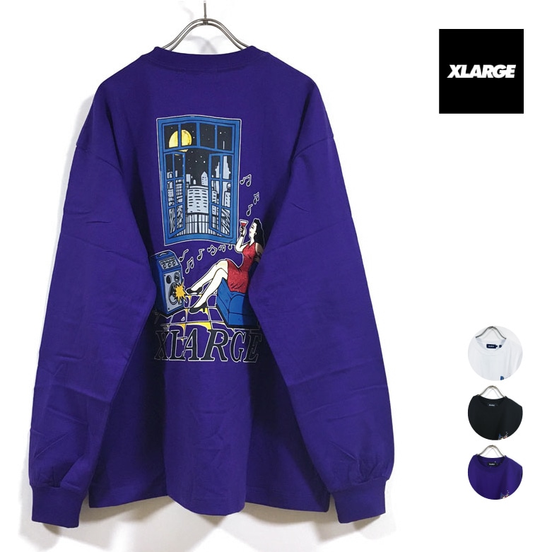 XLARGE エクストララージ WEEKEND 長袖 Tシャツ メンズ 送料無料