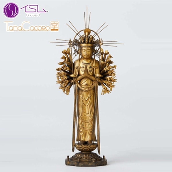 イSム TanaCOCORO[掌] 千手観音～慶派～ せんじゅかんのん～けいは～ 仏像フィギュア イスム 仏様 インテリア tc3531