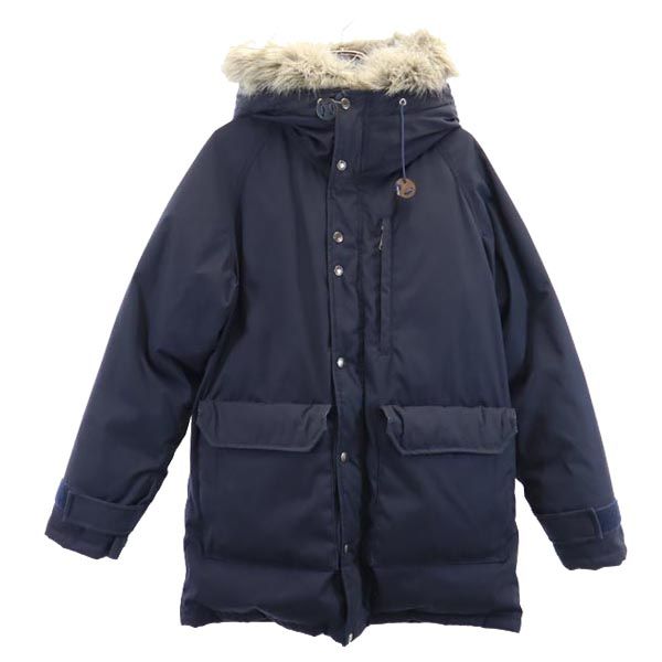 ザノースフェイス パープルレーベル ND2756N ロングセロー ダウンジャケット M ネイビー THE NORTH FACE PURPLE LABEL ファー フード アウトドア メンズ