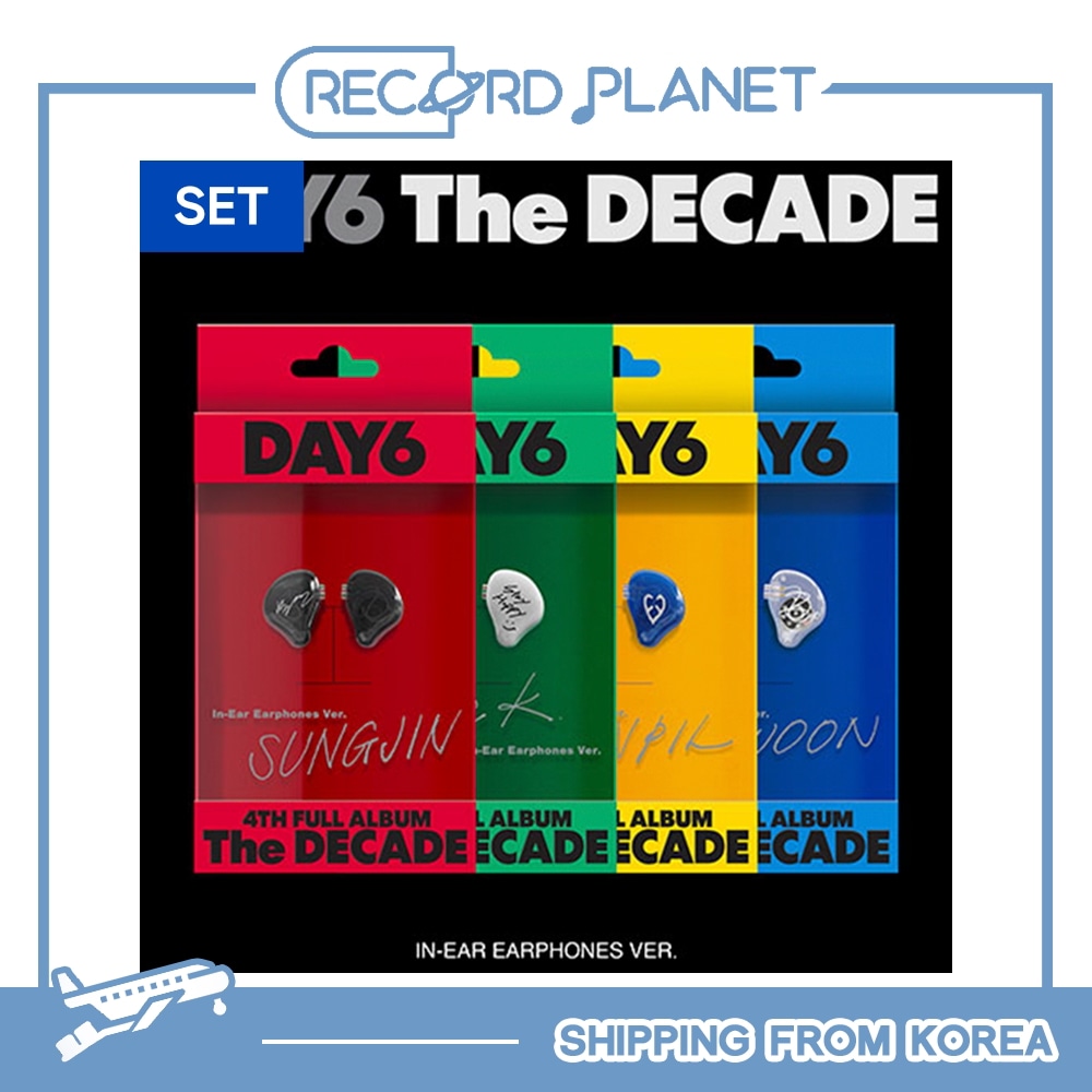 4種セット DAY6 - 4TH FULL ALBUM [The DECADE] (EARPHONE ver.) 23,430円